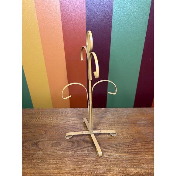 Vintage metal MCM mid century modern mug tree - Picture 4 of 4